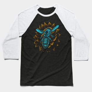 Bee in a sunflower Baseball T-Shirt